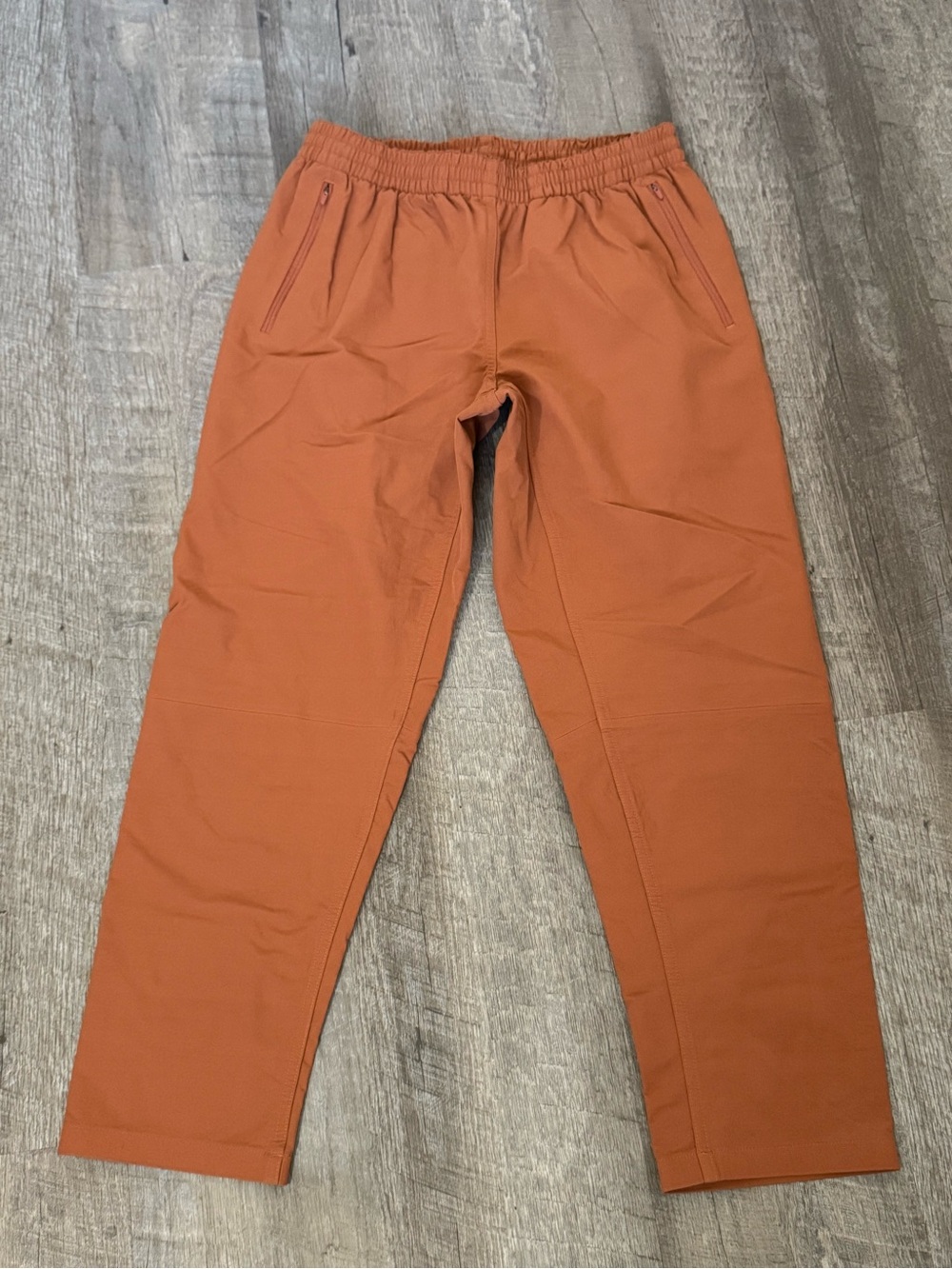 Outdoor Voices Women’s Rust Athletic Drawstring Elastic Pockets Stretch Pants, S